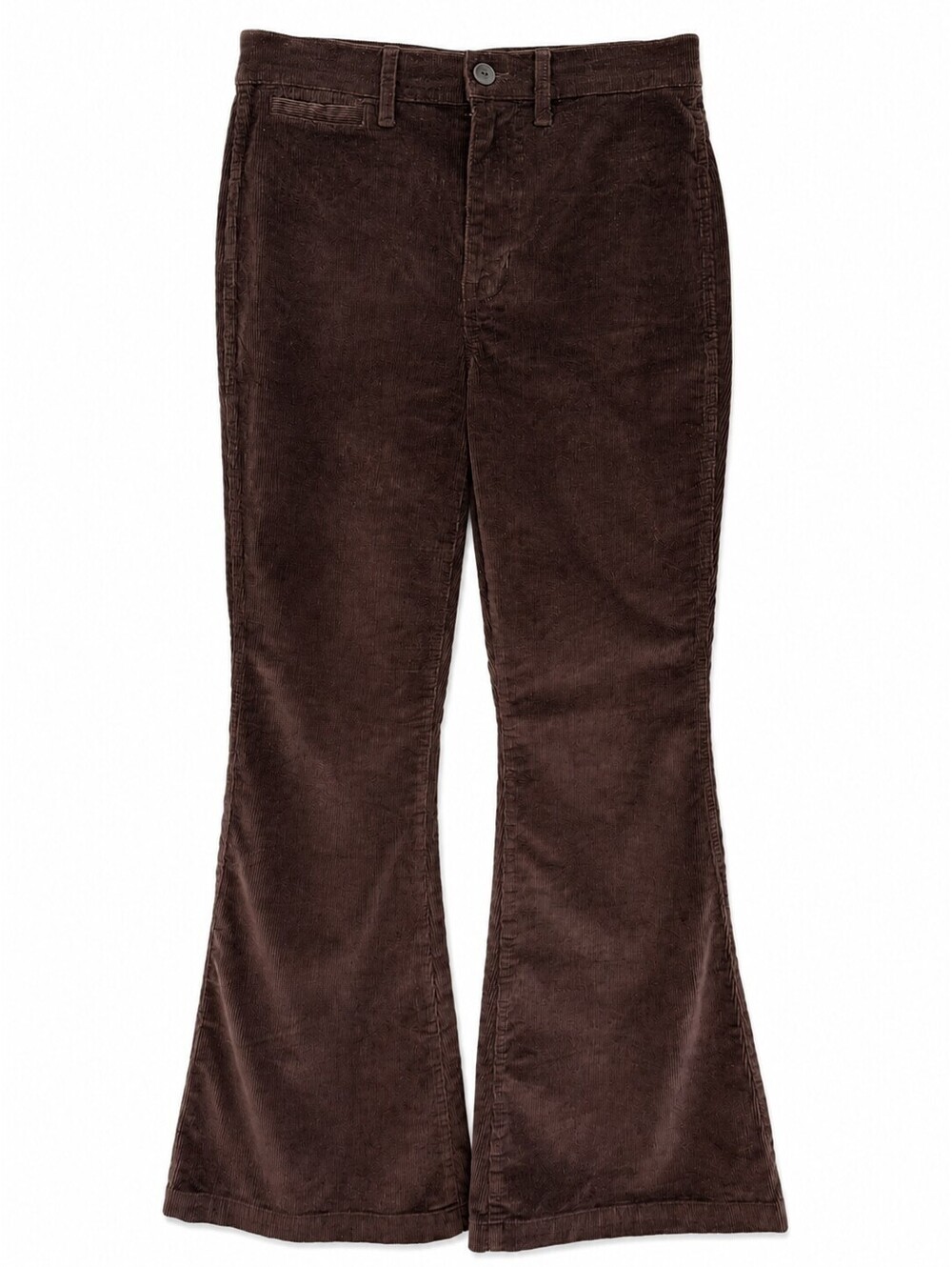 Madewell 27 Perfect Vintage Flare Pants Brown Corduroy 70s Boho High Rise